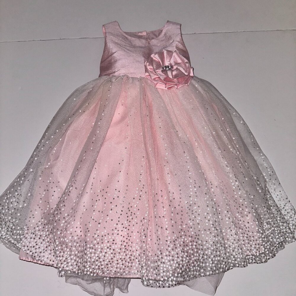 Marmellata Toddler Size 2T Girls Sleeveless Tulle Dress Birthday Pink EASTER